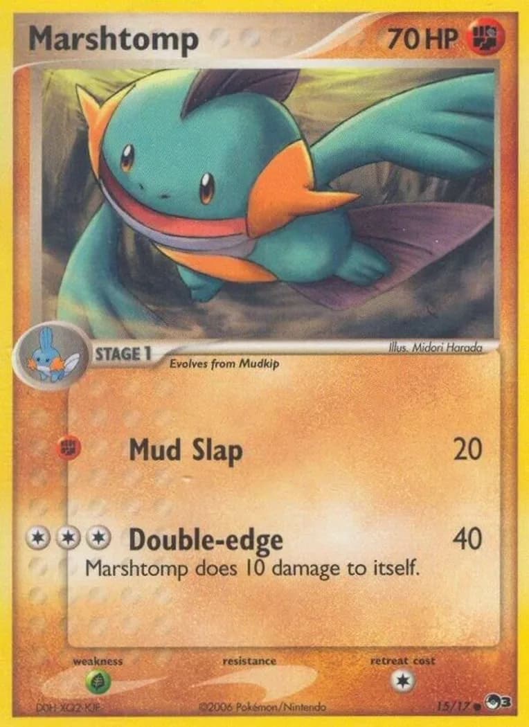 Marshtomp card front, POP Series 3 15/17