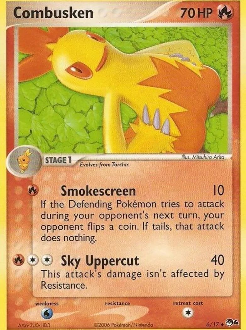 Combusken card front, POP Series 4 6/17