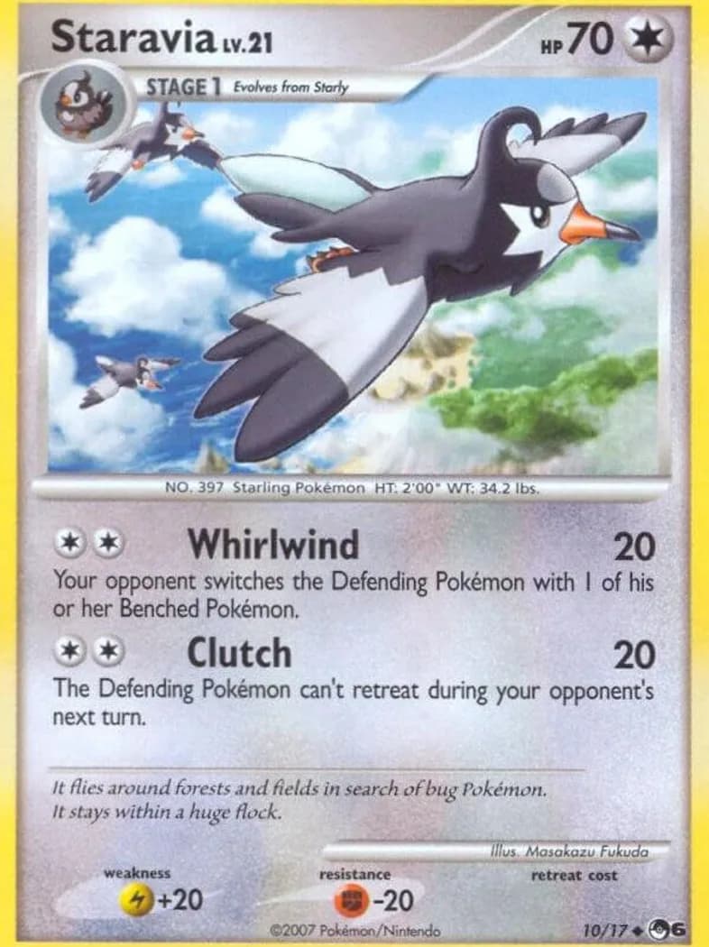 Staravia card front, POP Series 6 10/17