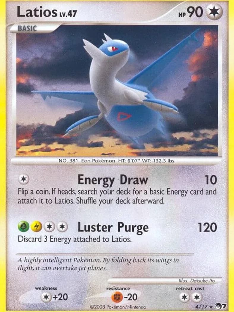 Latios card front, POP Series 7 4/17