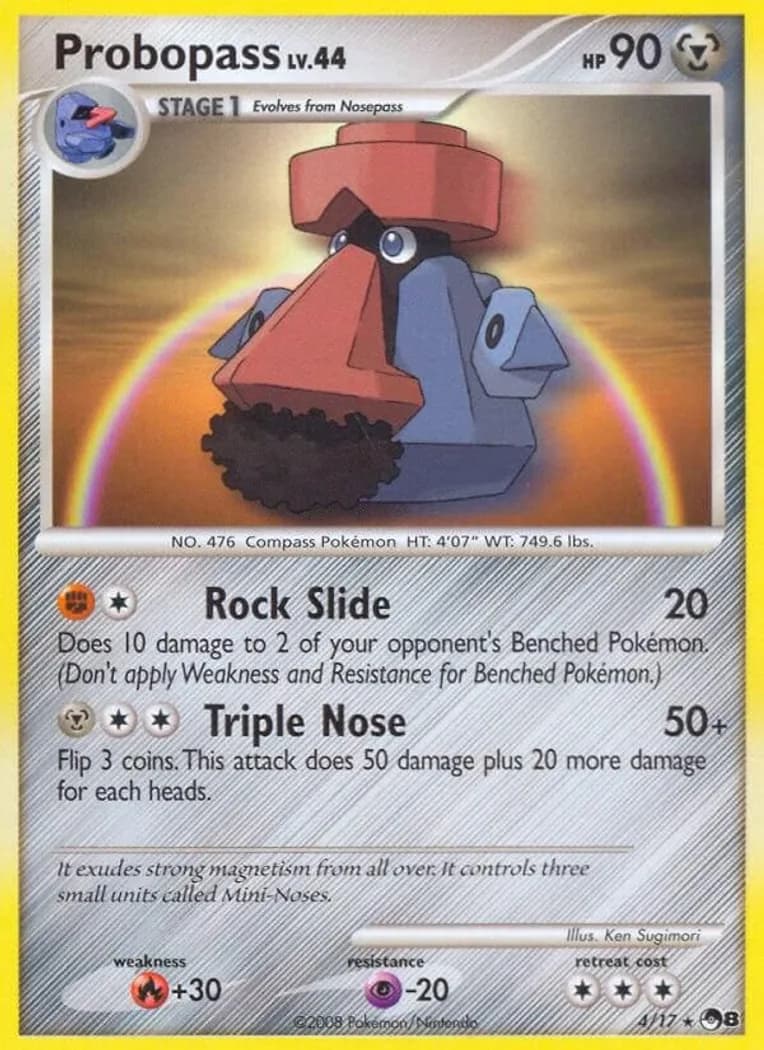 Probopass card front, POP Series 8 4/17