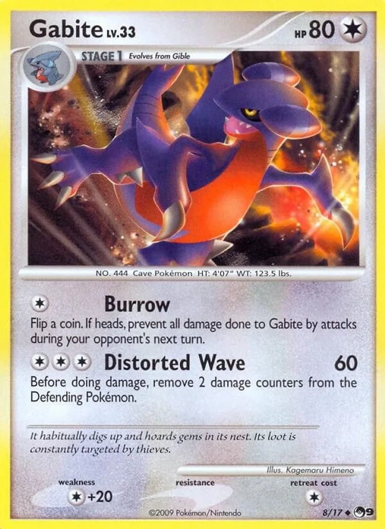 Gabite card front, POP Series 9 8/17