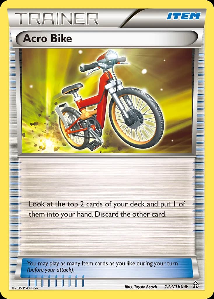 Primal Clash Acro Bike card front, 122/160
