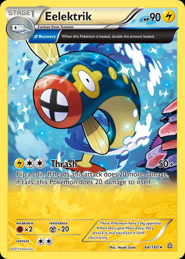 Primal Clash Eelektrik card front, 64/160