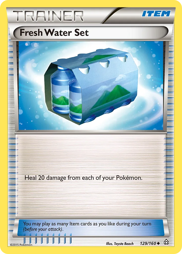 Primal Clash Fresh Water Set card front, 129/160