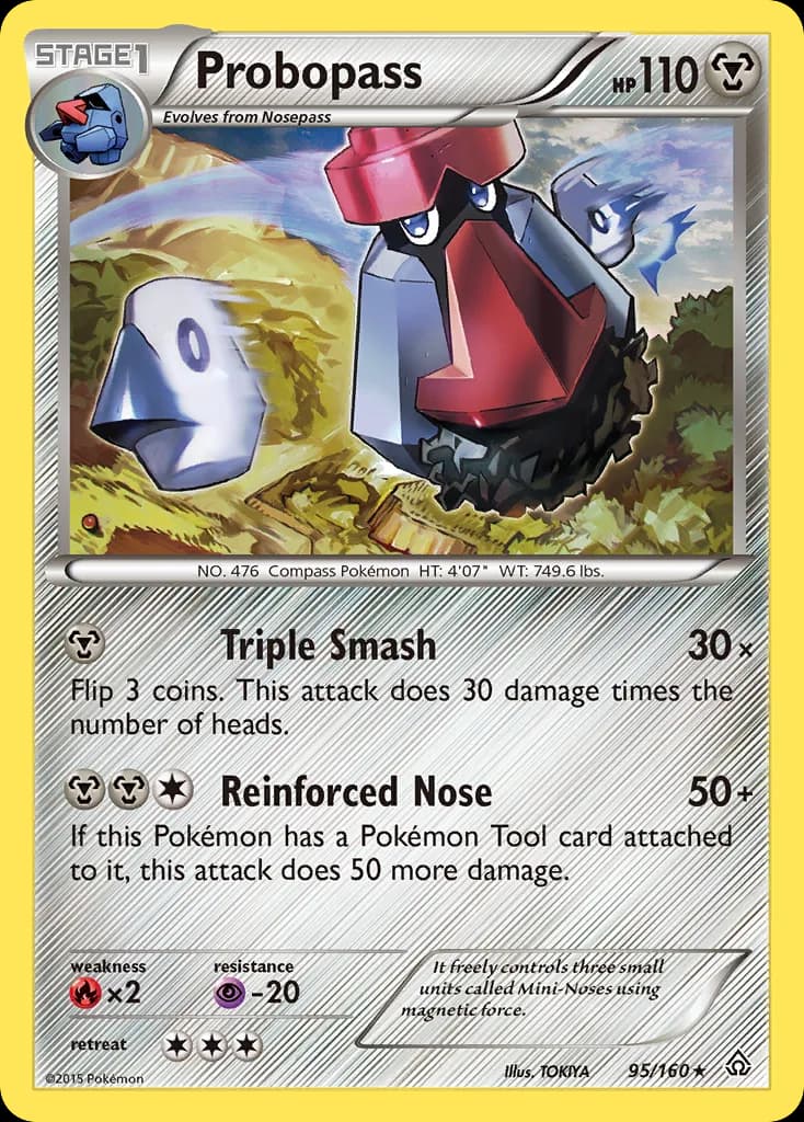 Primal Clash Probopass card front, 95/160