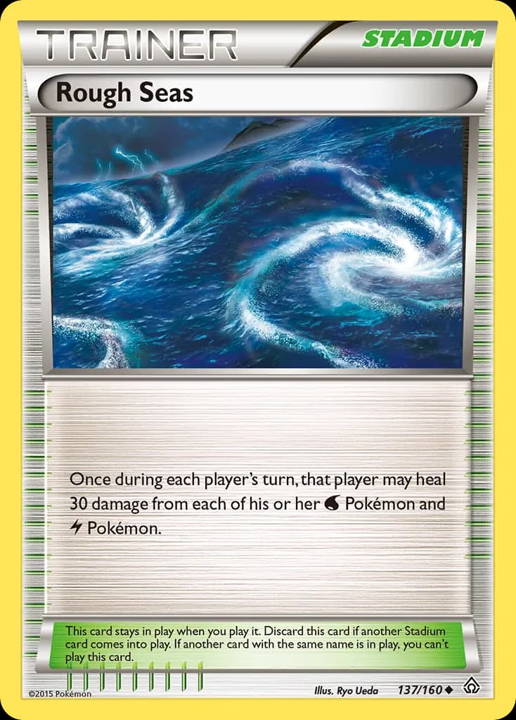 Primal Clash Rough Seas card front, 137/160