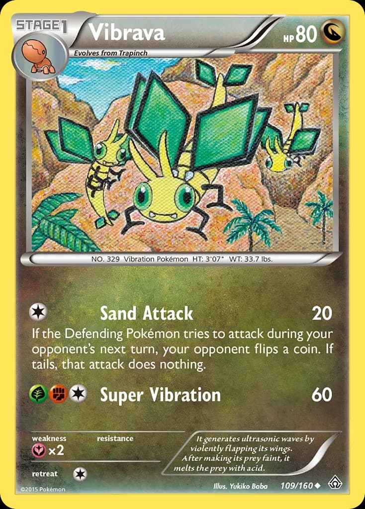 Primal Clash Vibrava card front, 109/160
