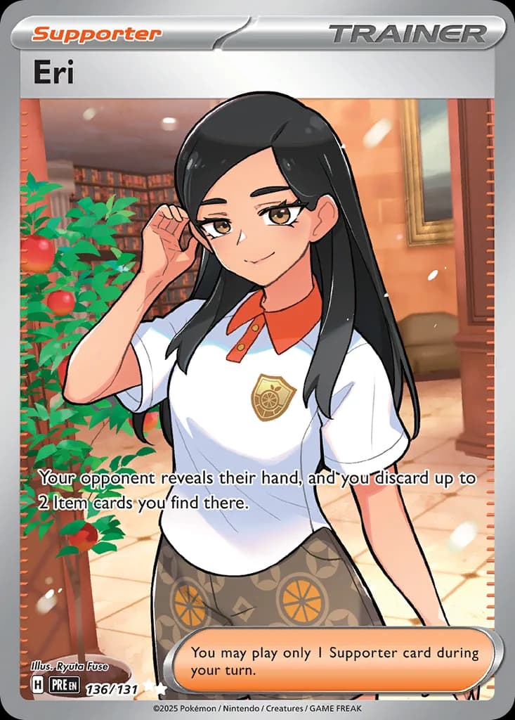 Prismatic Evolutions Eri card front, 136/131