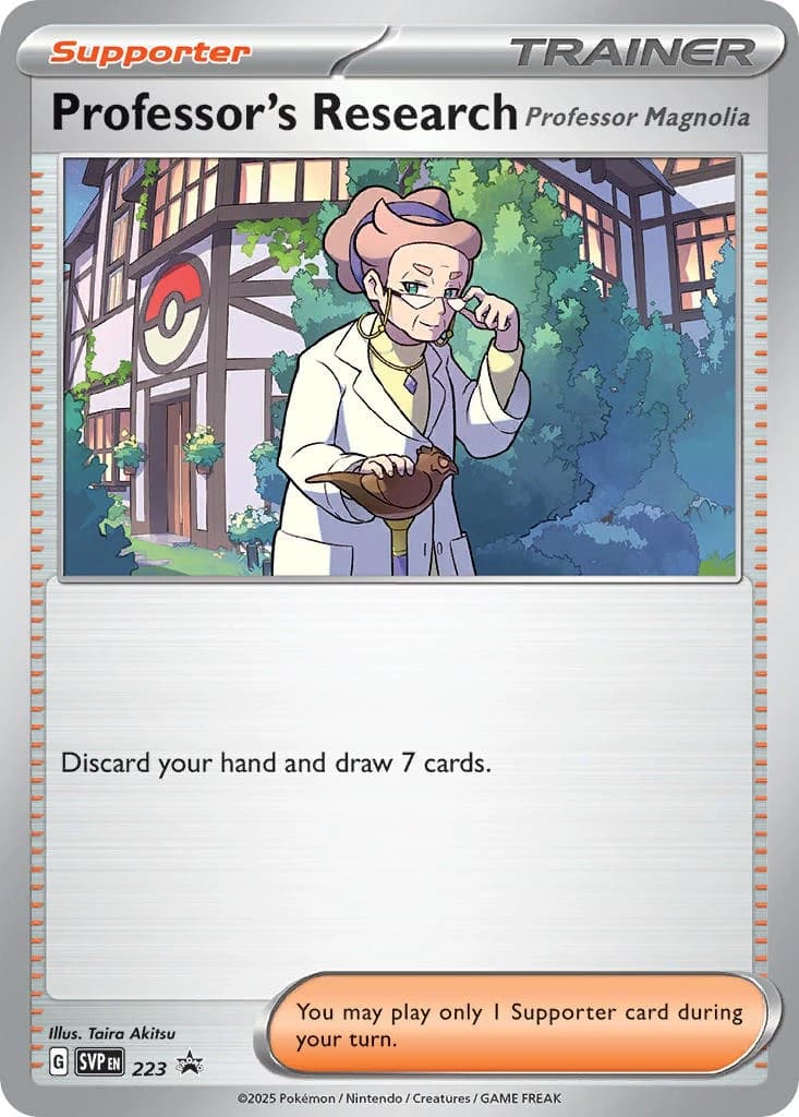 Professor's Research, Scarlet & Violet Black Star Promos 223, English non-holo card front