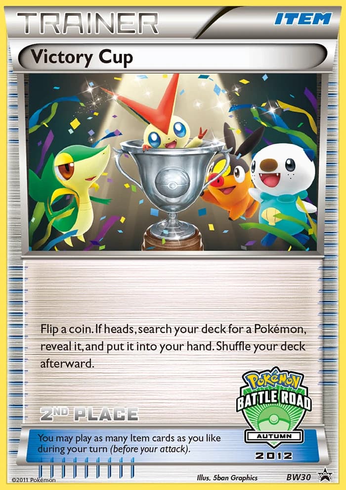 Victory Cup, BW Black Star Promos BW30, English holo card front