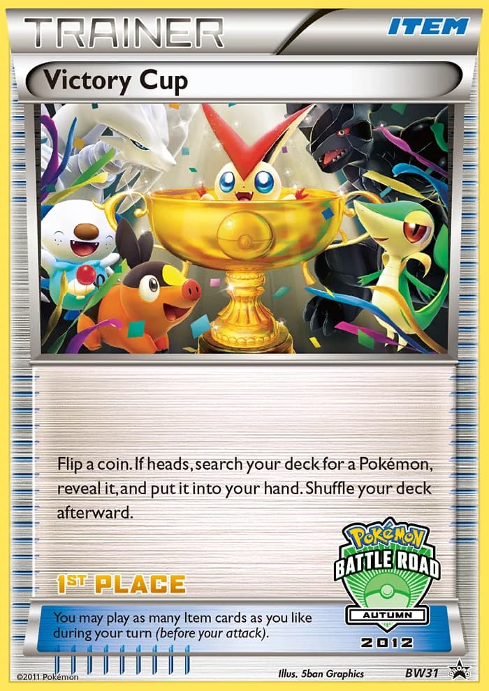 Victory Cup, BW Black Star Promos BW31, English holo card front
