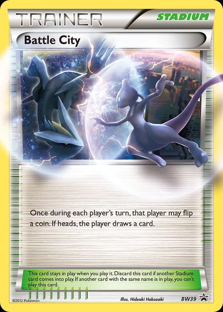 Battle City, BW Black Star Promos BW39, English holo card front