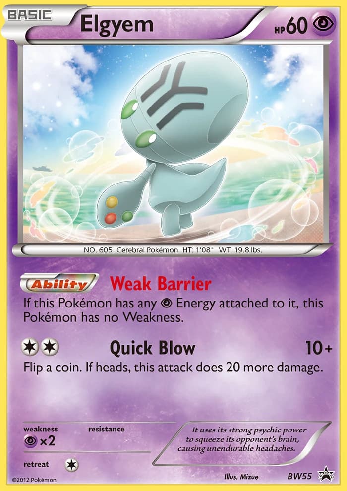 Elgyem, BW Black Star Promos BW55, English non-holo card front