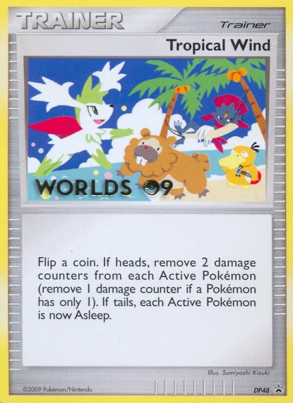 Tropical Wind, DP Black Star Promos DP48, English non-holo card front