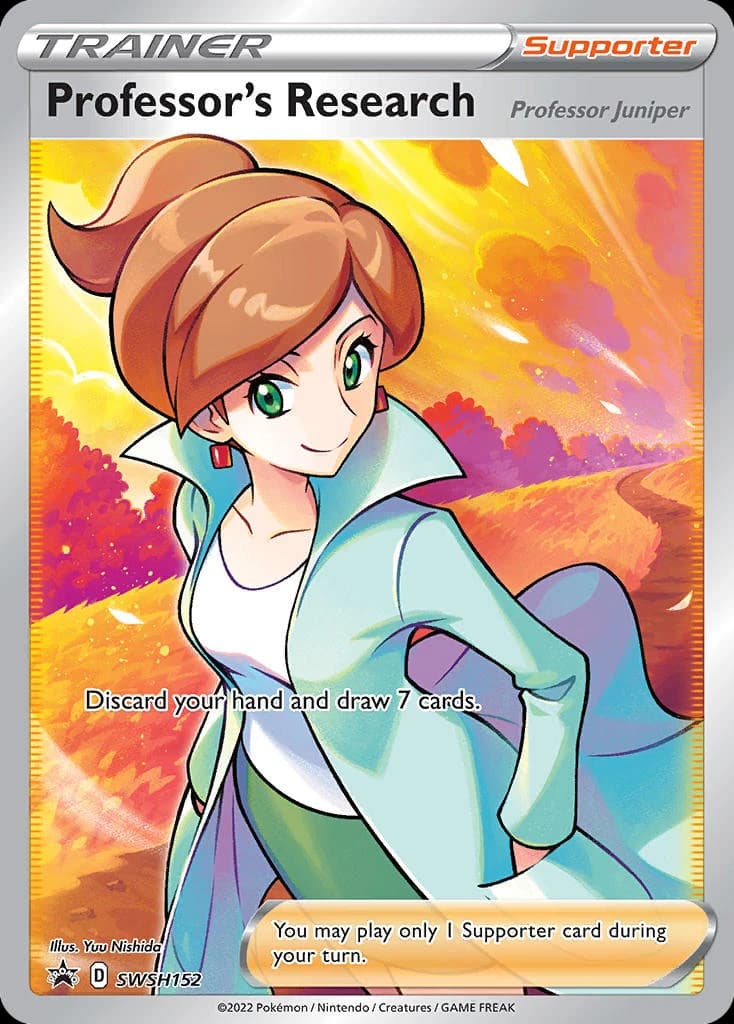 Professor's Research, SWSH Black Star Promos SWSH152, English holo card front