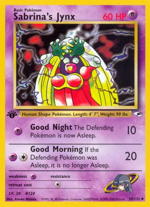 Sabrina's Jynx, Gym Heroes 59/132; representative English card scan; edition, finish and stamps may differ