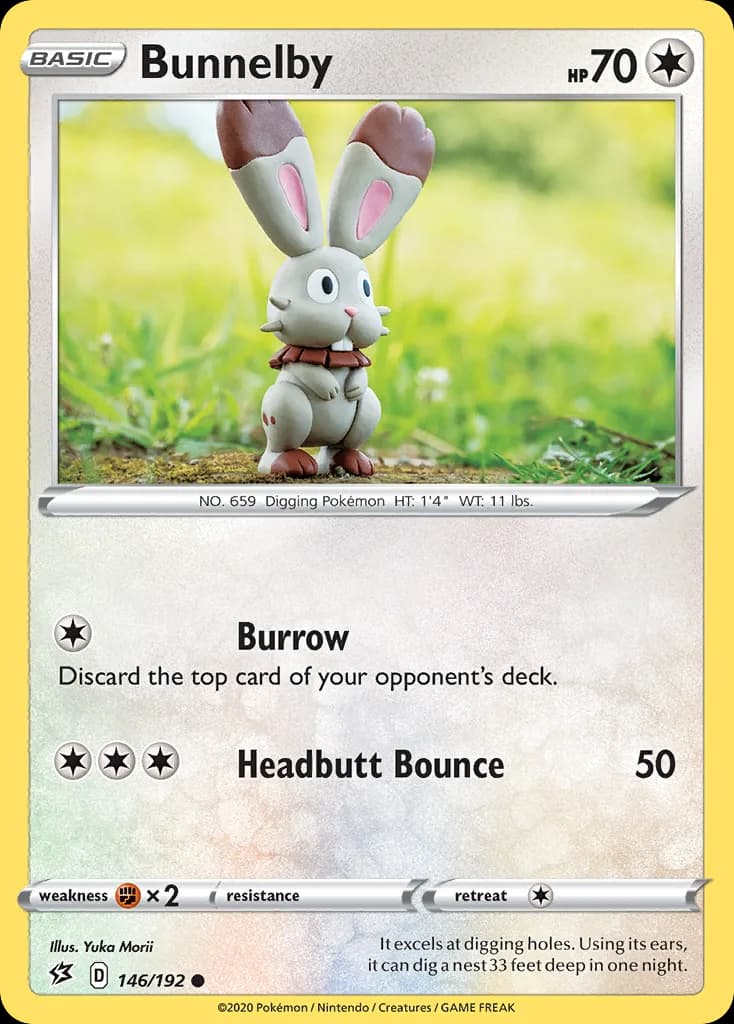 Rebel Clash Bunnelby card front, 146/192