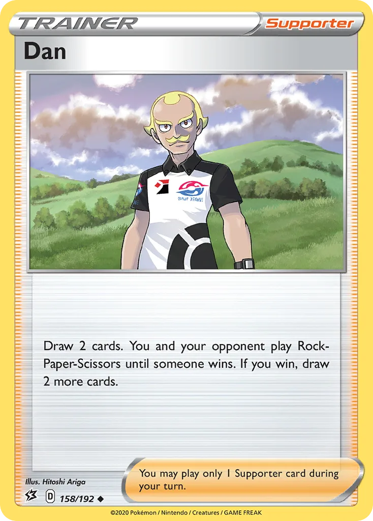 Rebel Clash Dan card front, 158/192