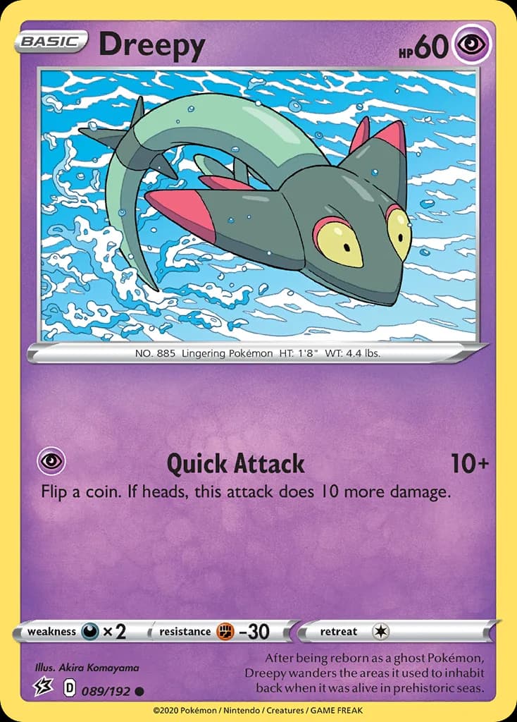Rebel Clash Dreepy card front, 89/192