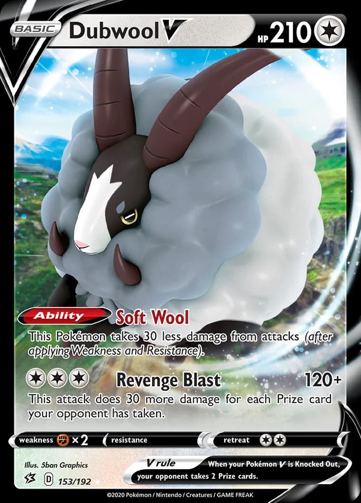 Rebel Clash Dubwool V card front, 153/192