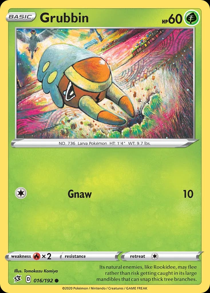 Rebel Clash Grubbin card front, 16/192