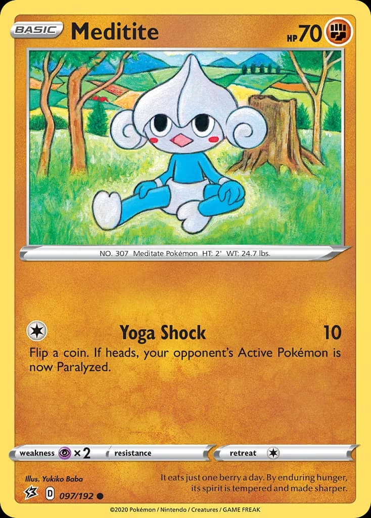 Rebel Clash Meditite card front, 97/192