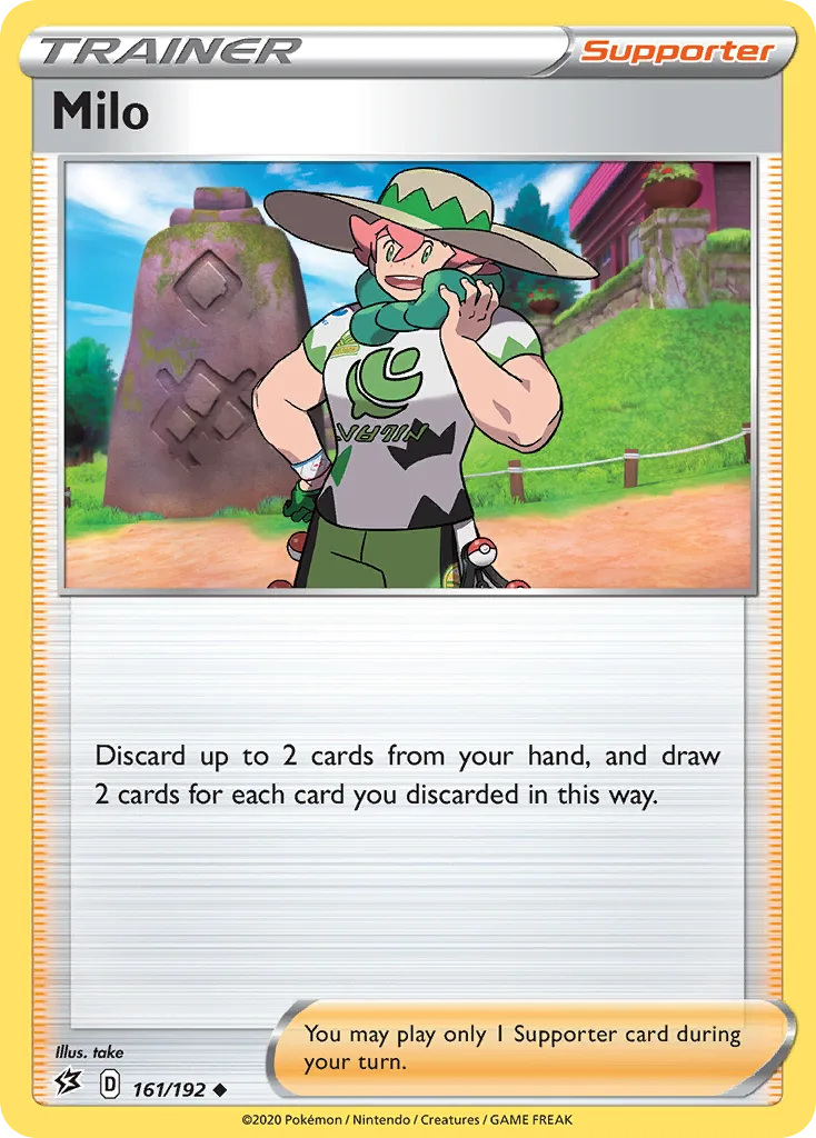 Rebel Clash Milo card front, 161/192