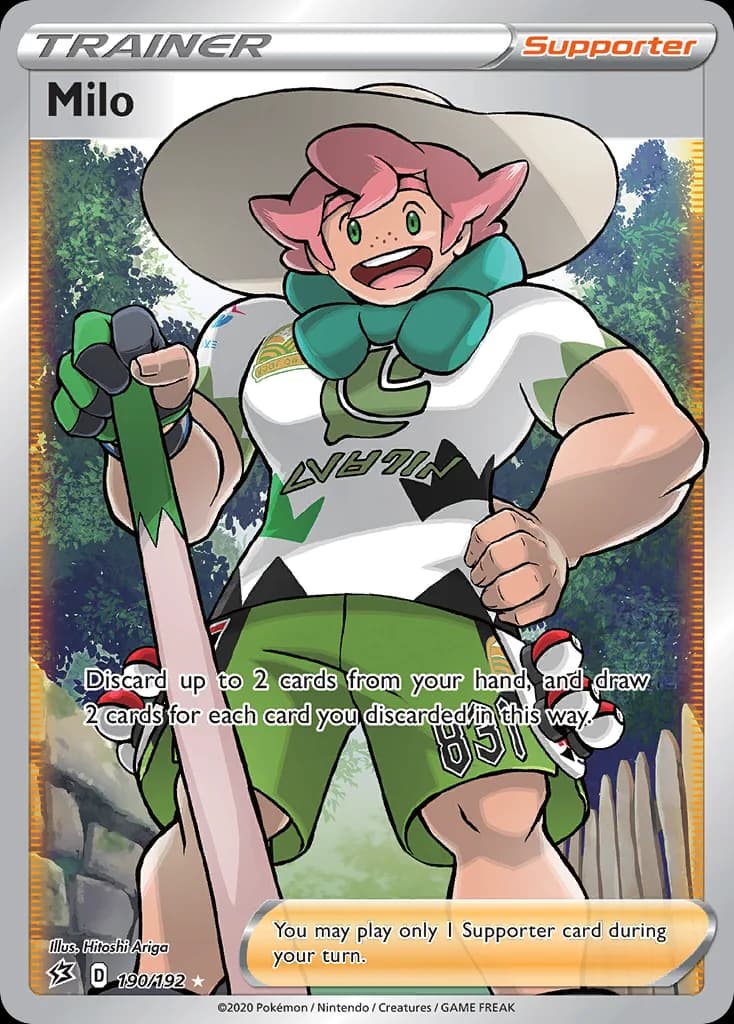 Rebel Clash Milo card front, 190/192