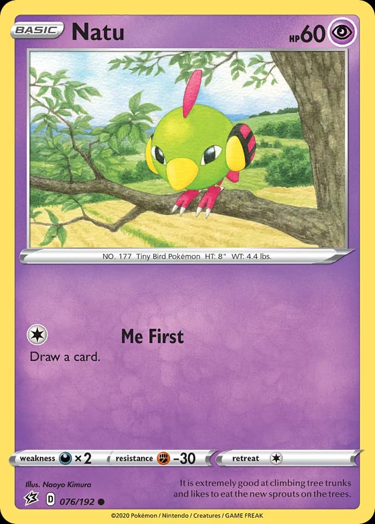 Rebel Clash Natu card front, 76/192