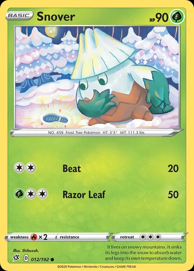 Rebel Clash Snover card front, 12/192