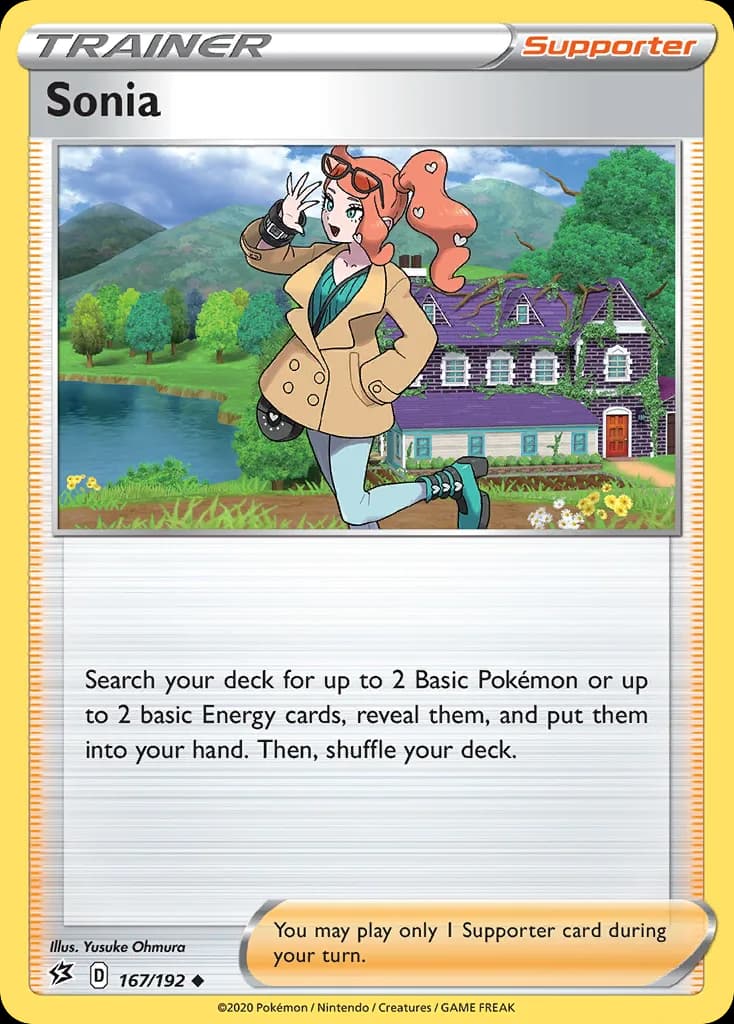 Rebel Clash Sonia card front, 167/192