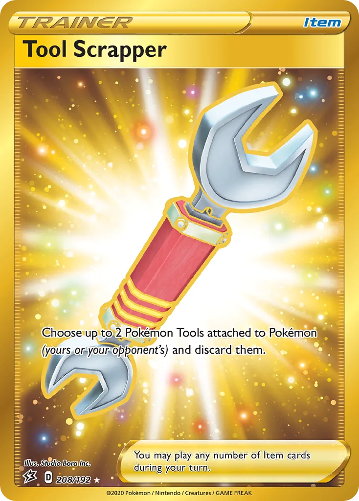 Rebel Clash Tool Scrapper card front, 208/192