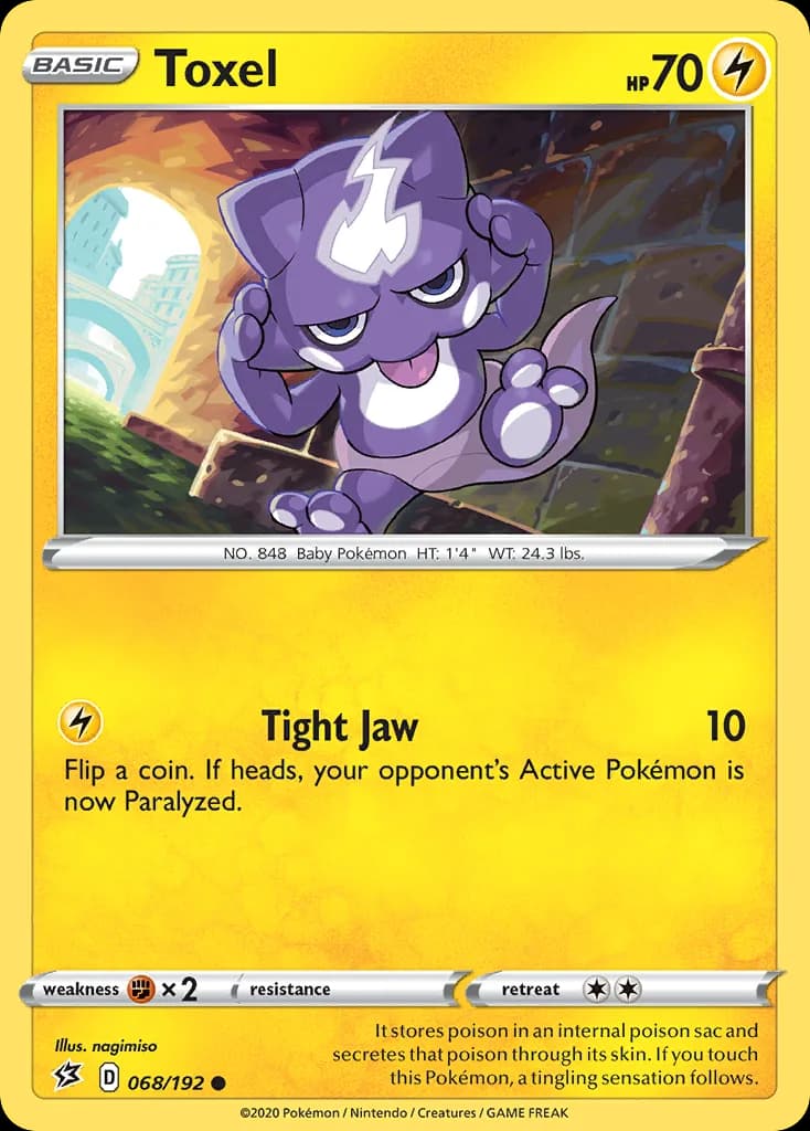 Rebel Clash Toxel card front, 68/192