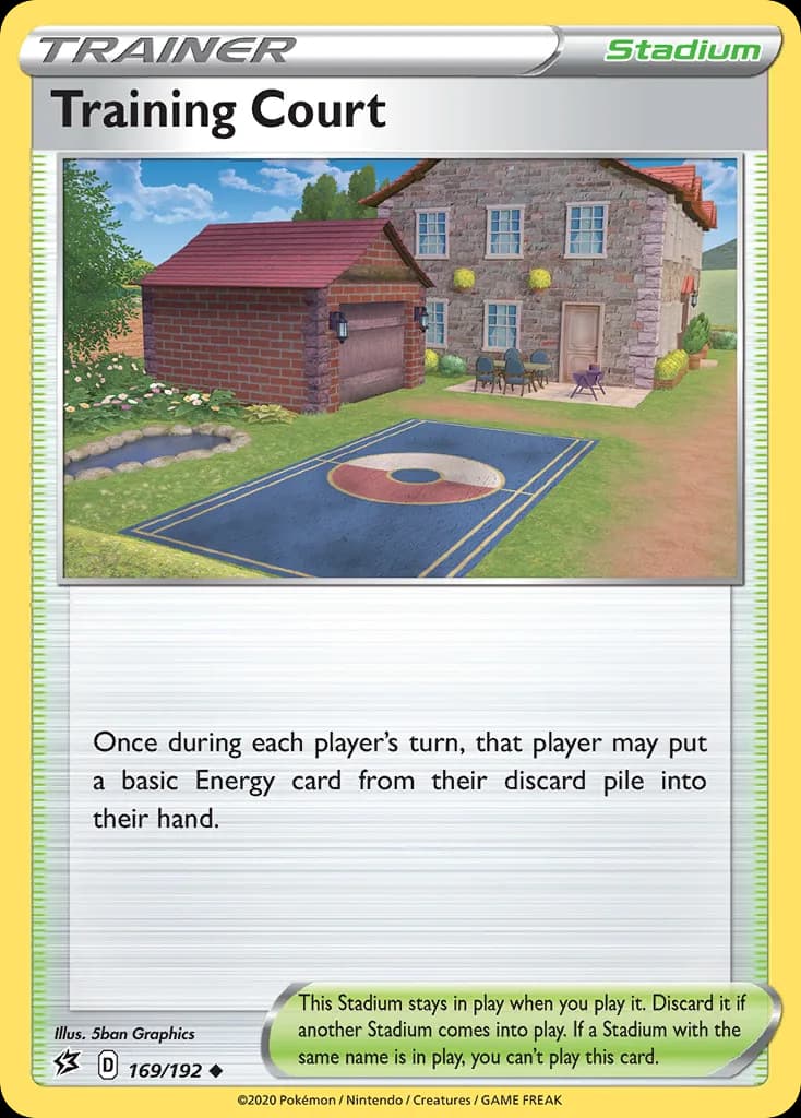 Rebel Clash Training Court card front, 169/192