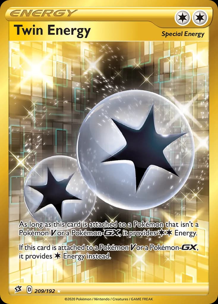 Rebel Clash Twin Energy card front, 209/192
