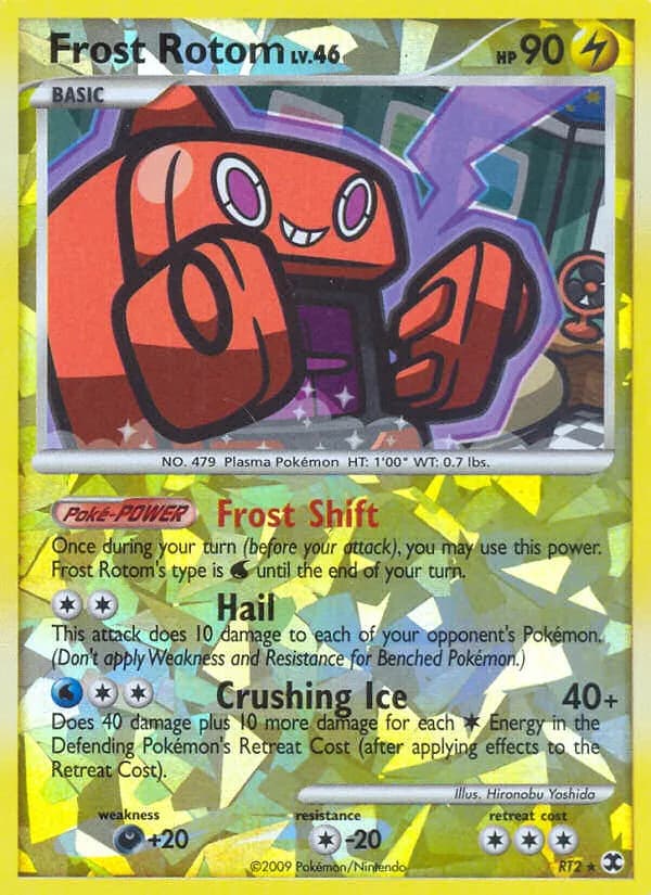 Frost Rotom card front, Rising Rivals RT2/111