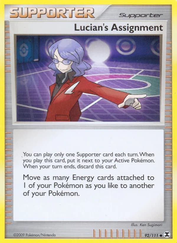 Rising Rivals Lucian's Assignment card front, 92/111