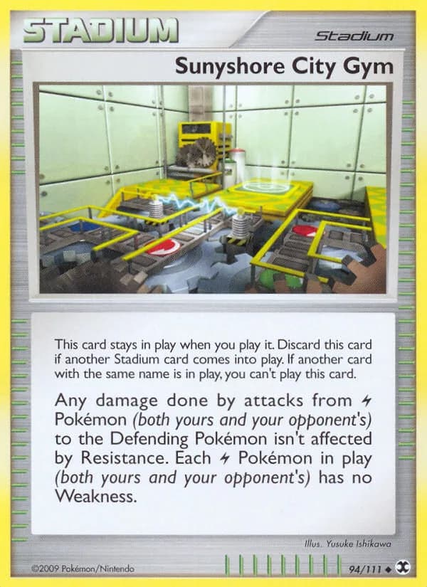 Rising Rivals Sunyshore City Gym card front, 94/111