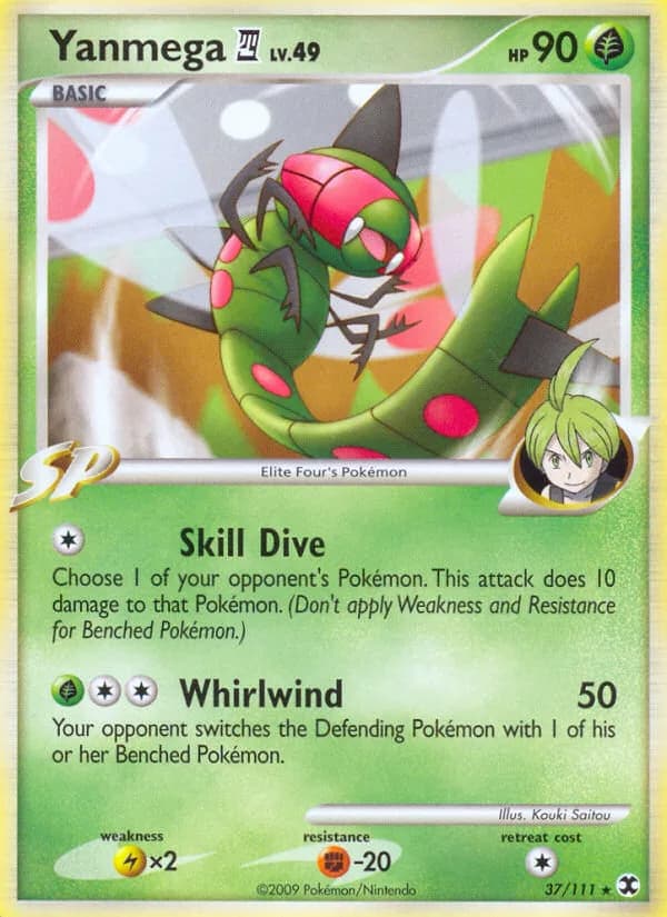 Rising Rivals Yanmega E4 card front, 37/111