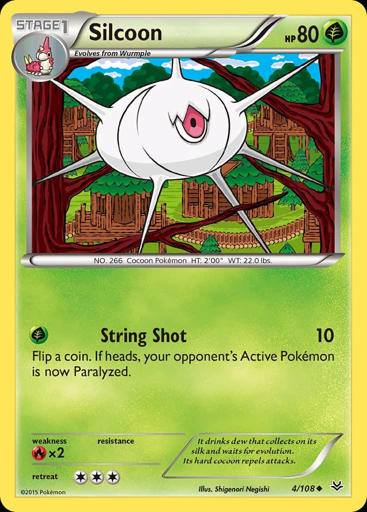 Roaring Skies Silcoon card front, 4/108