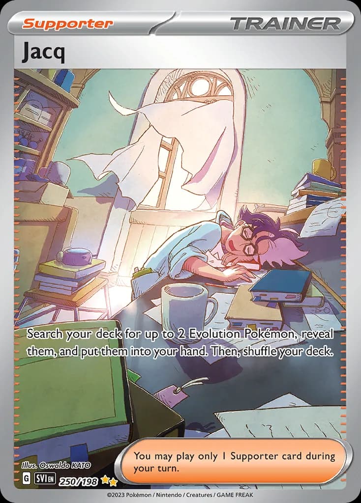 Scarlet & Violet Jacq card front, 250/198