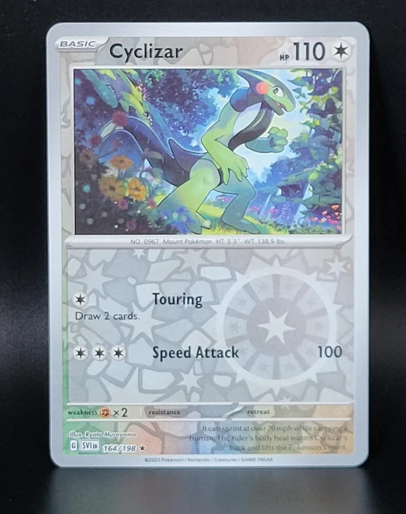 Cyclizar reverse holo card front, Scarlet & Violet 164/198