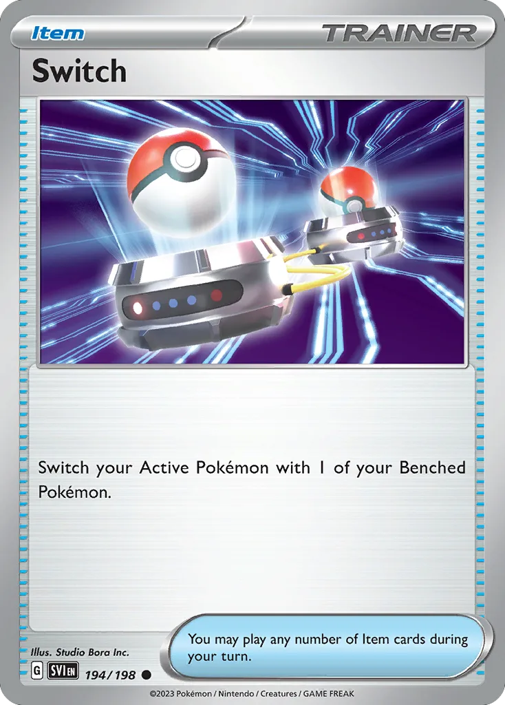 Scarlet & Violet Switch card front, 194/198