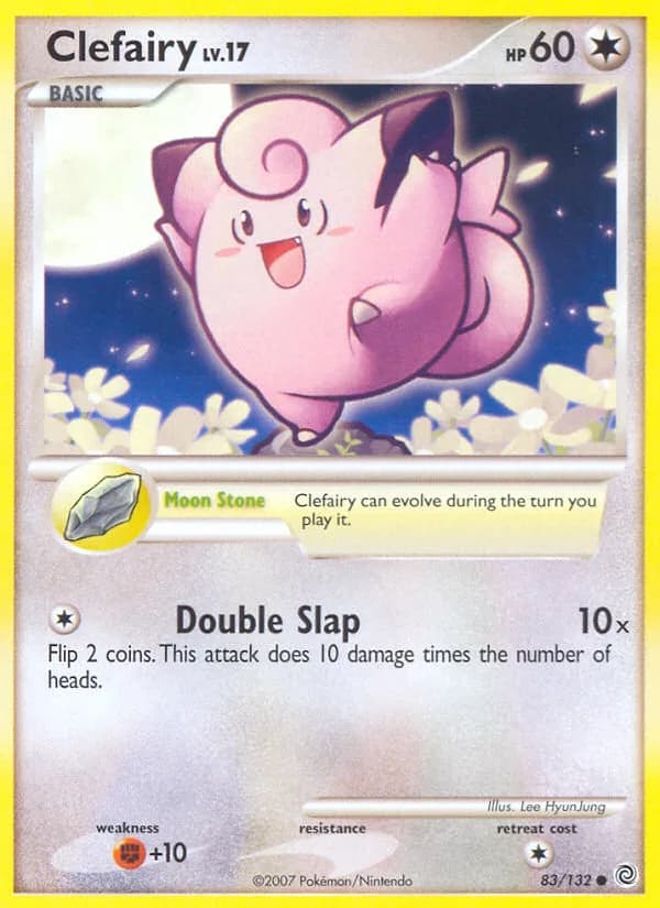 Secret Wonders Clefairy card front, 83/132