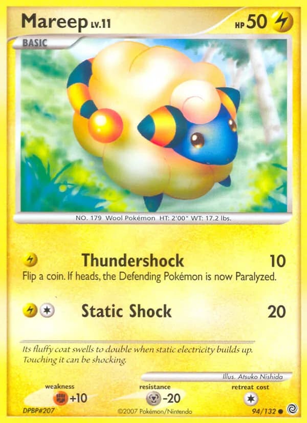 Secret Wonders Mareep card front, 94/132