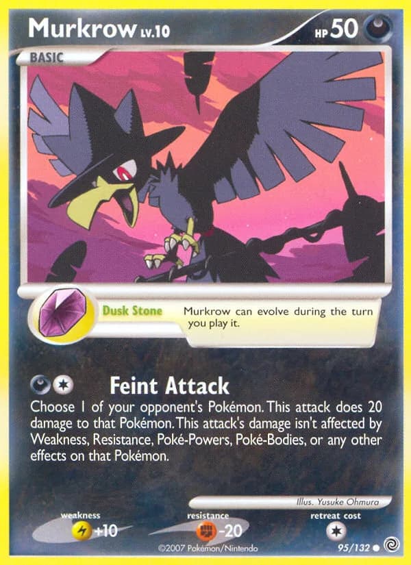 Secret Wonders Murkrow card front, 95/132