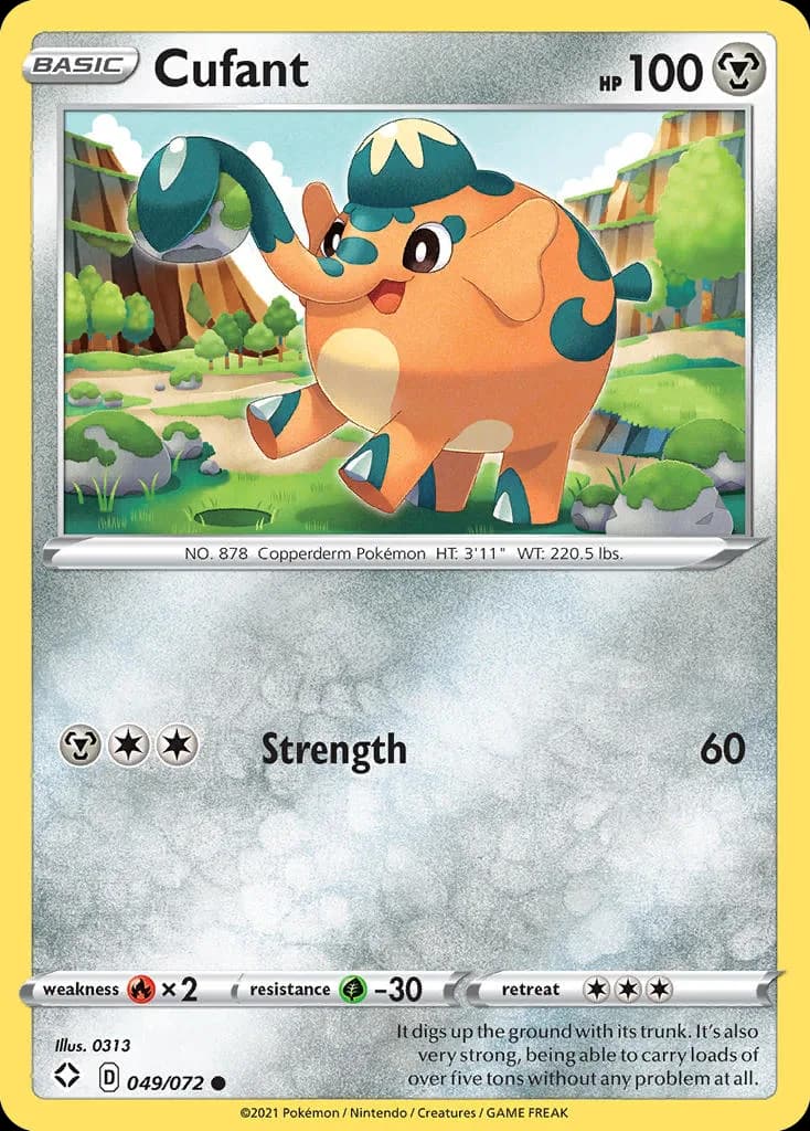 Shining Fates Cufant card front, 49/72
