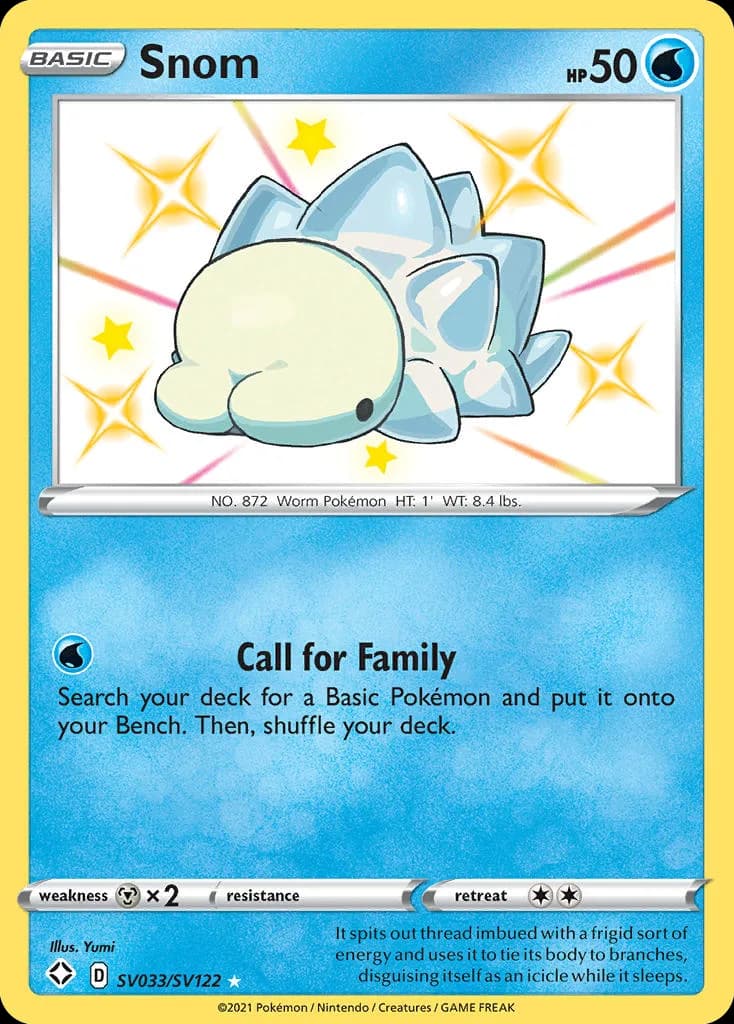 Snom card front, Shining Fates SV033/SV122