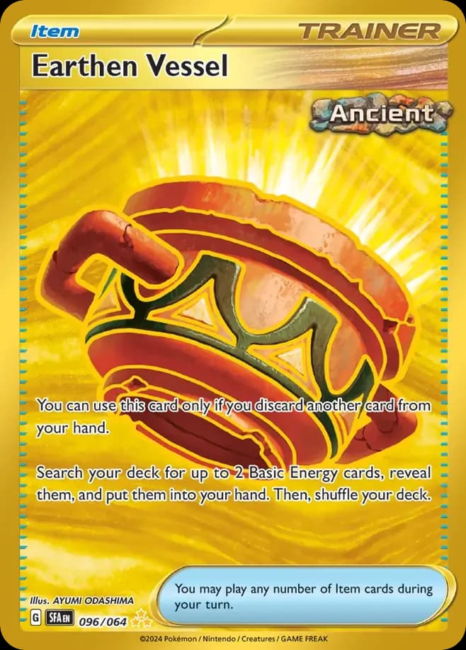 Shrouded Fable Earthen Vessel card front, 96/64